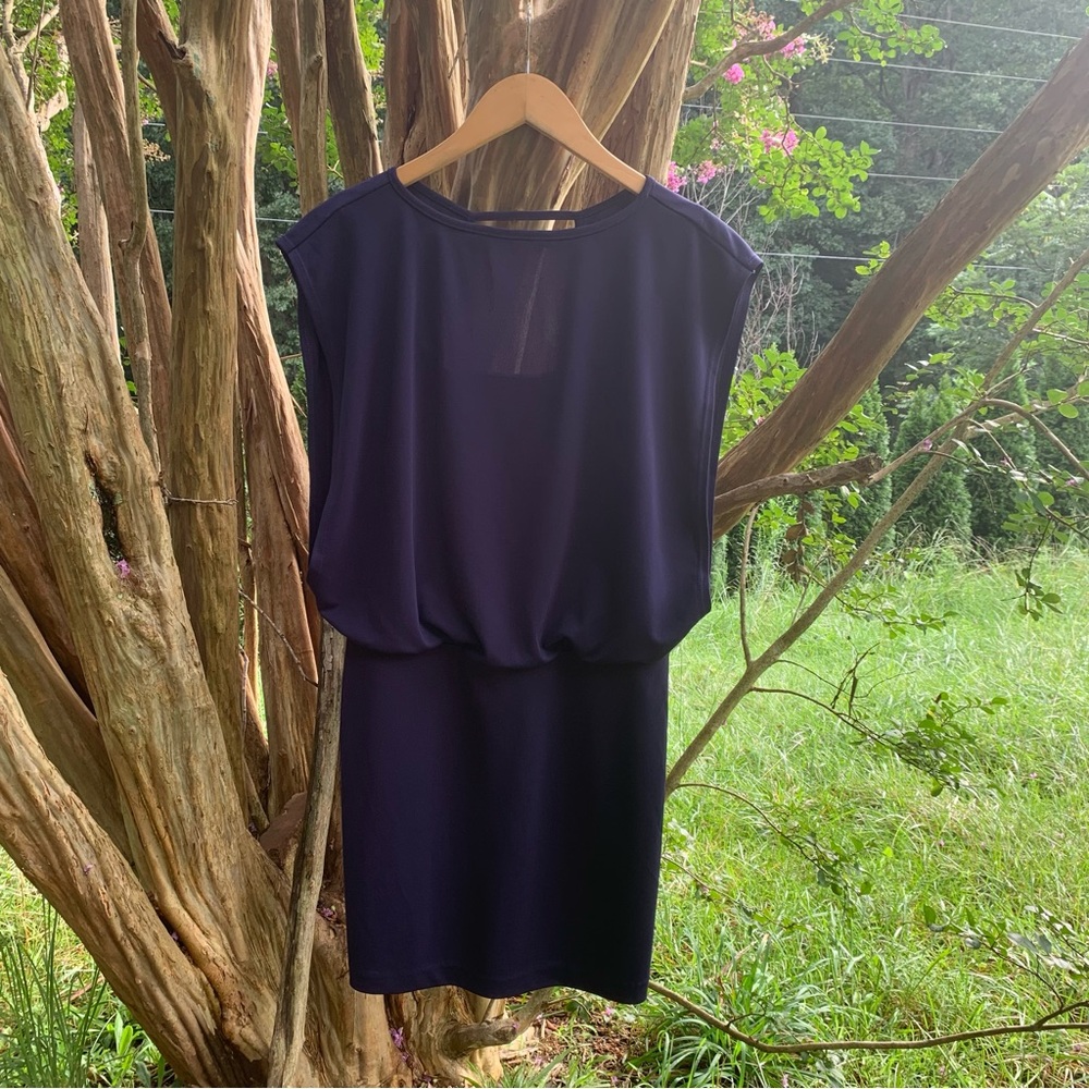 Susana Monaco Blousen Style Dress Navy